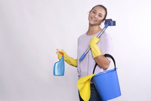 Happy Customer with Clean Space