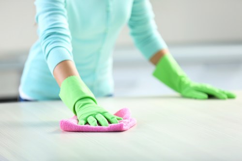 Fresh Cleaners team maintaining upholstery