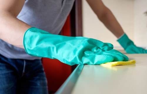 Detailed tile floor cleaning process